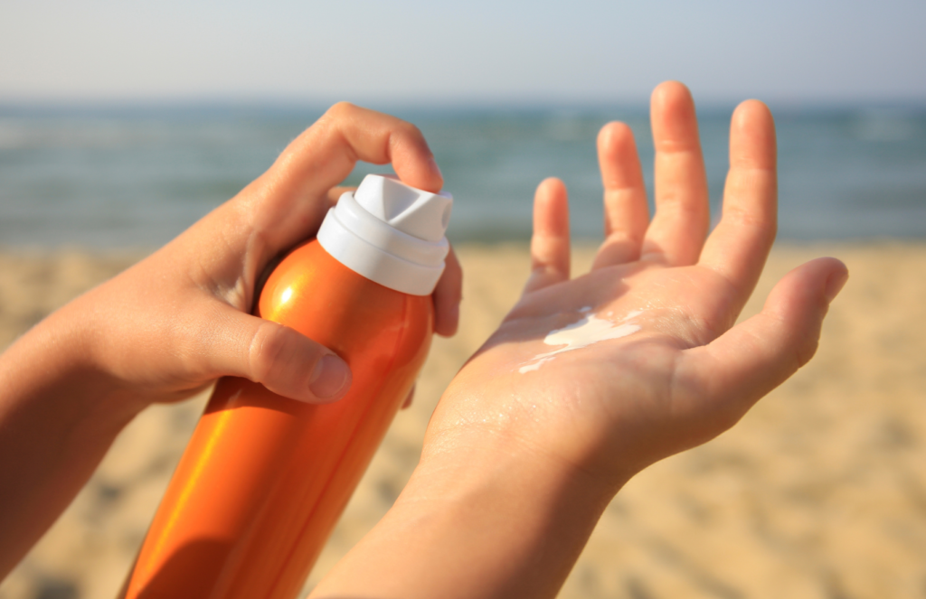aerosol sunscreen packaging